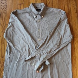 Nautica Mens long sleeve dress shirt size L